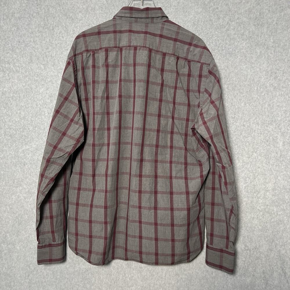UNTUCKit Men's Plaid Button Down Long Sleeve Cotton Shirt Size L - Picture 2 of 6